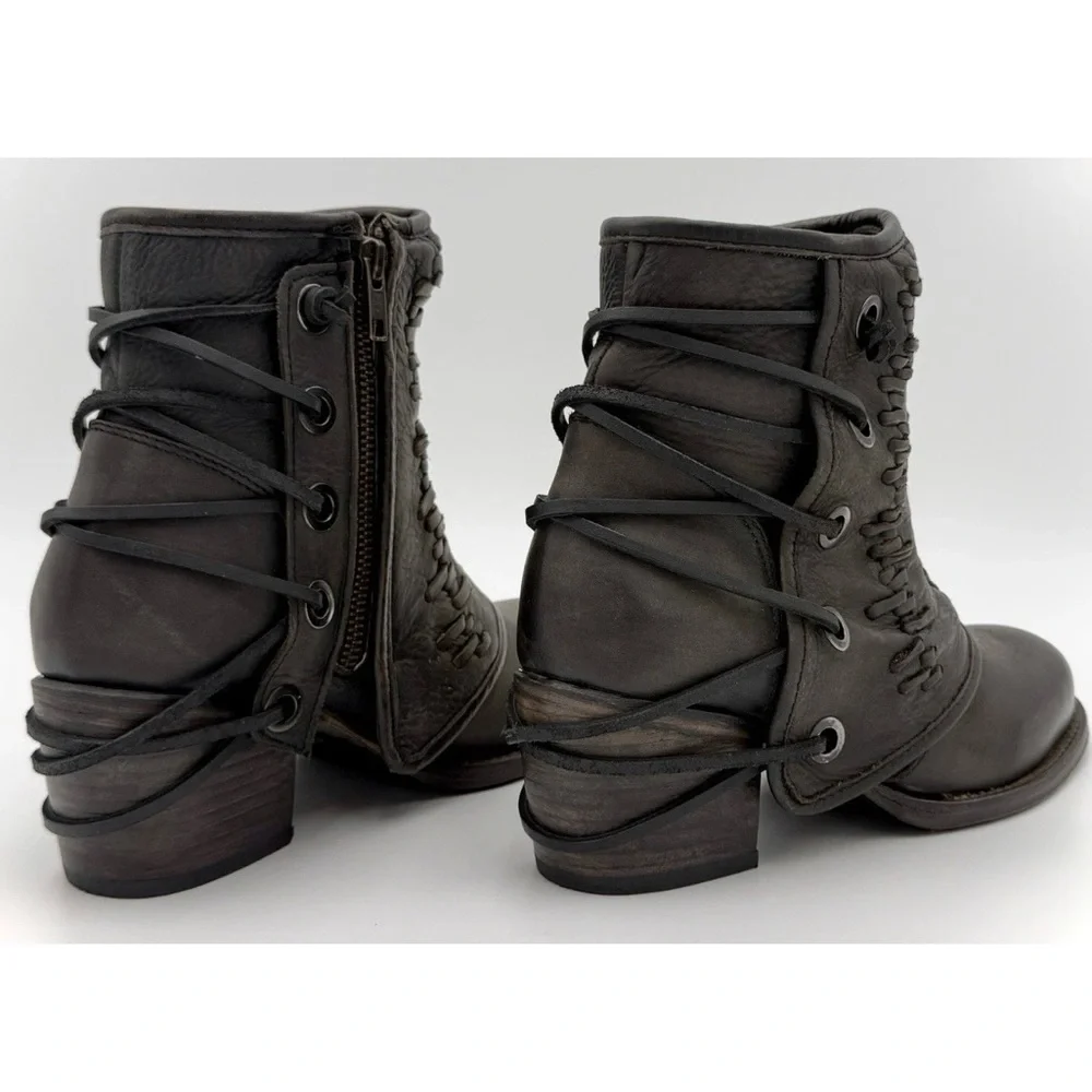 Freebird Cedrick | Black | Sz 8 - Women’s Leather Booties EUC - Picture 8 of 11